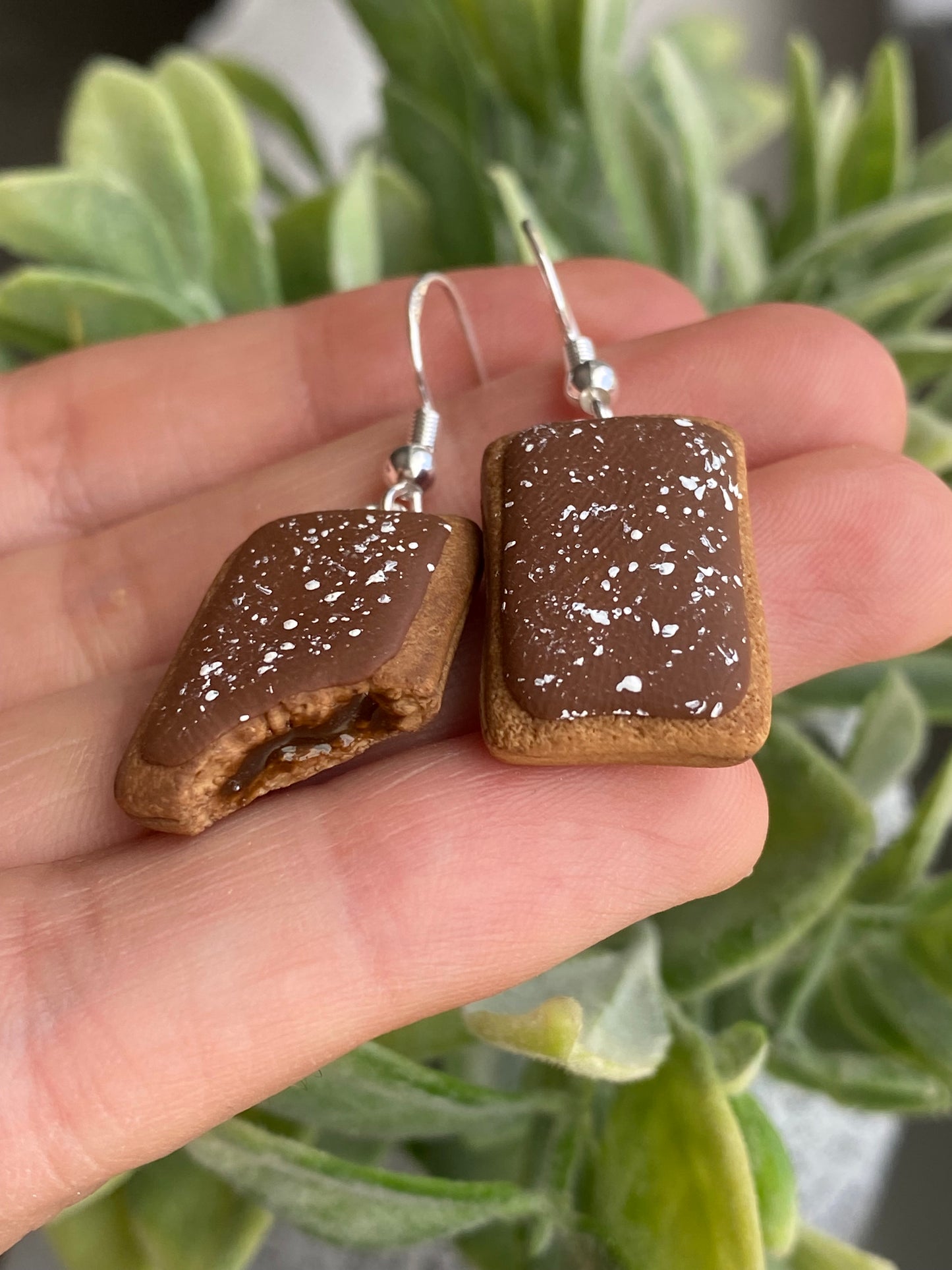 Pop tart earrings