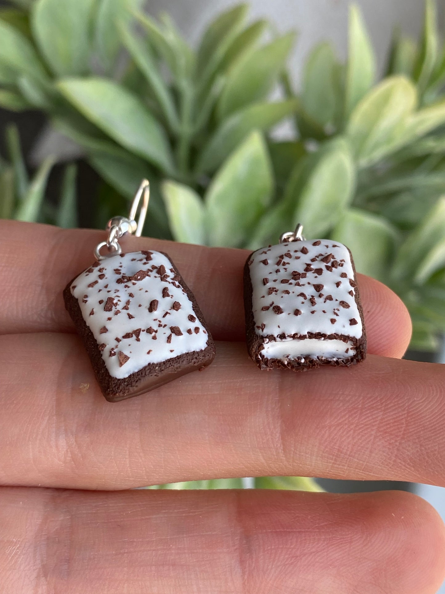 Pop tart earrings