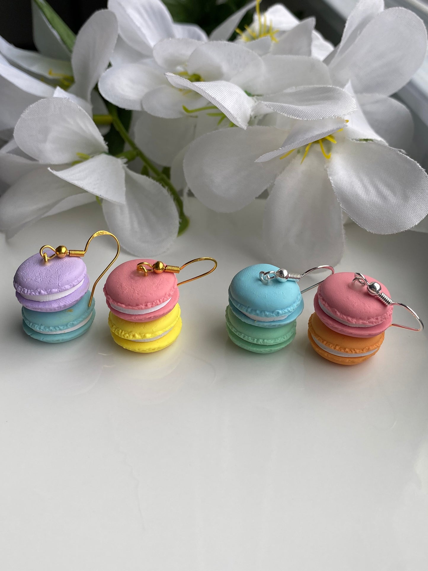 Macaron stack earrings
