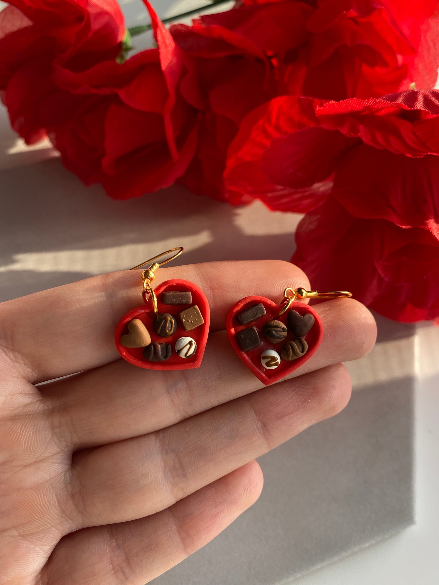 Box of chocolates earrings