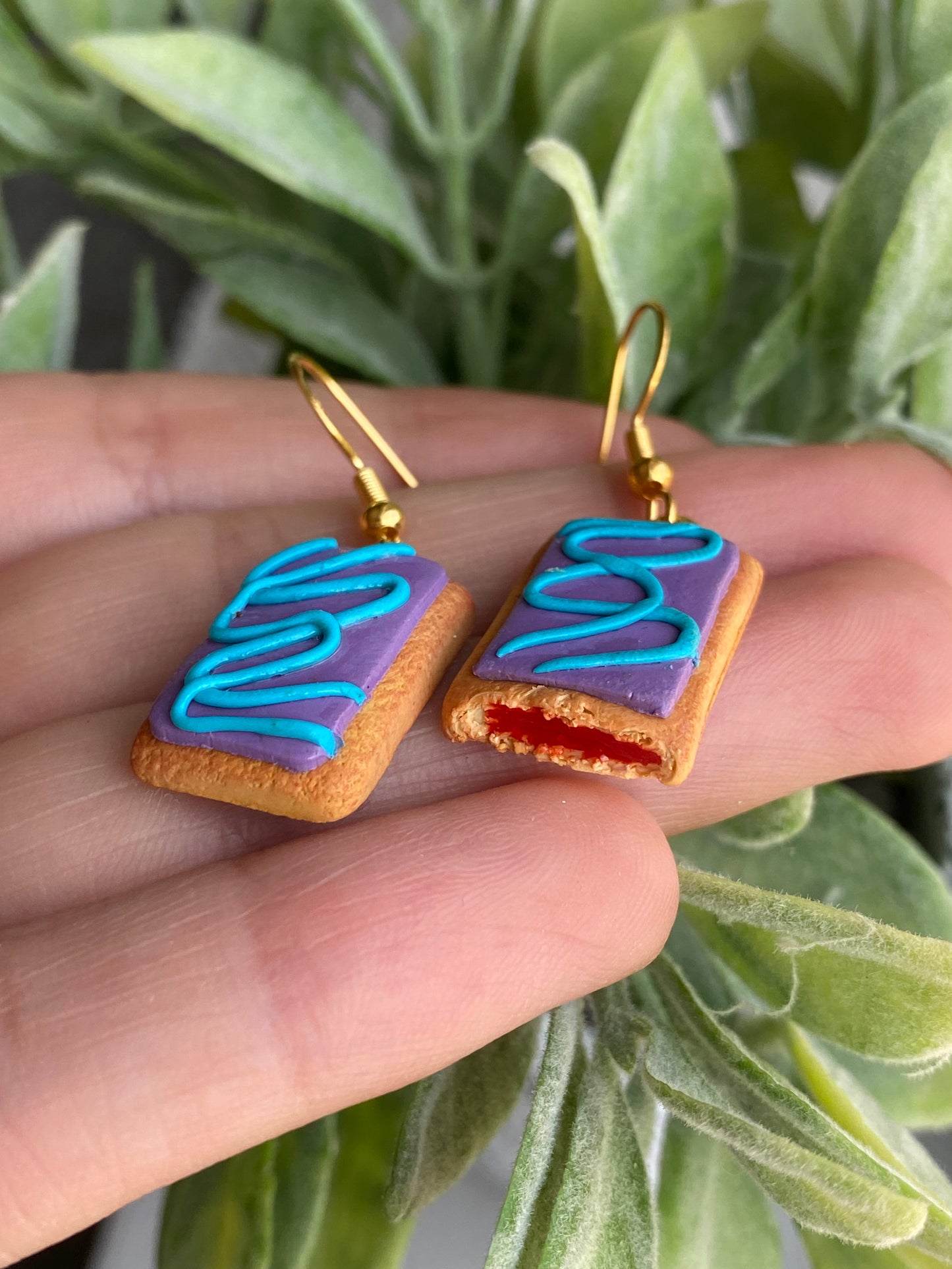 Pop tart earrings