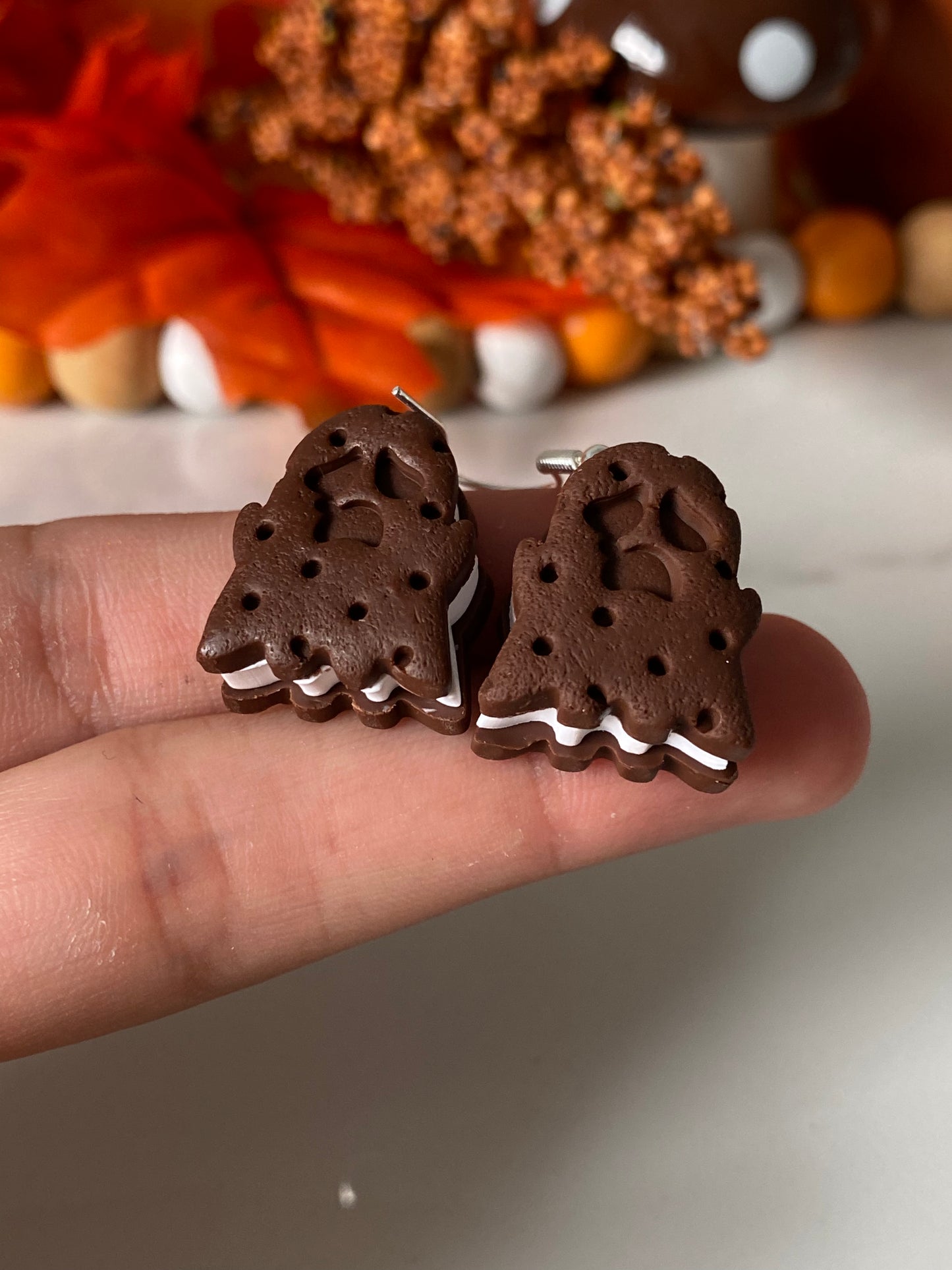 Ghost ice cream sandwich