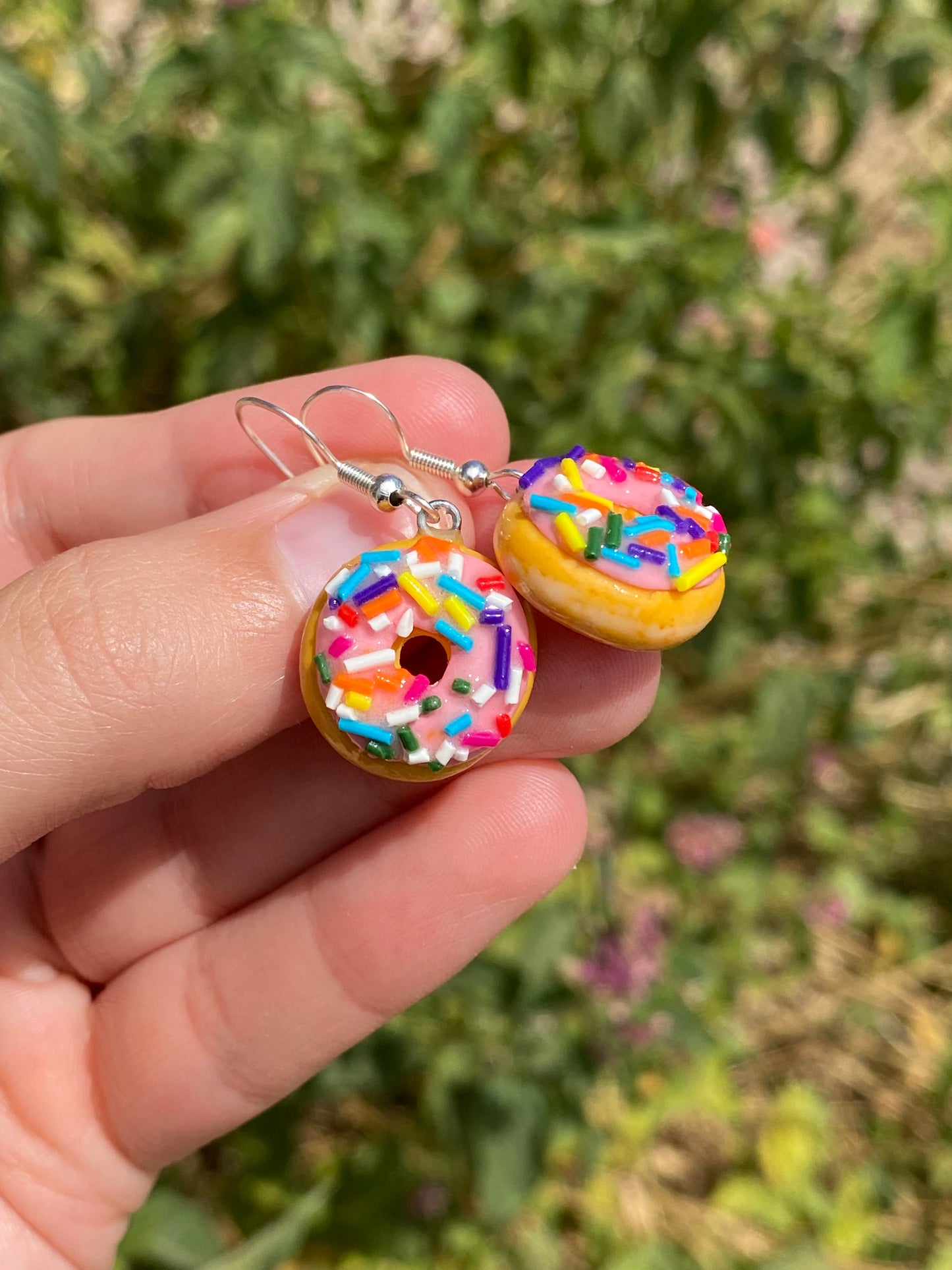 Donut earrings