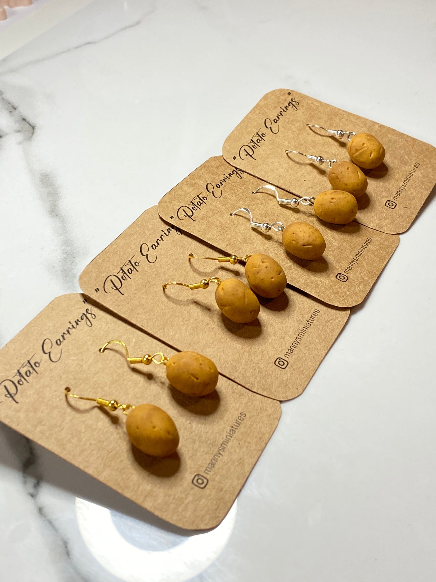 Potato Earrings