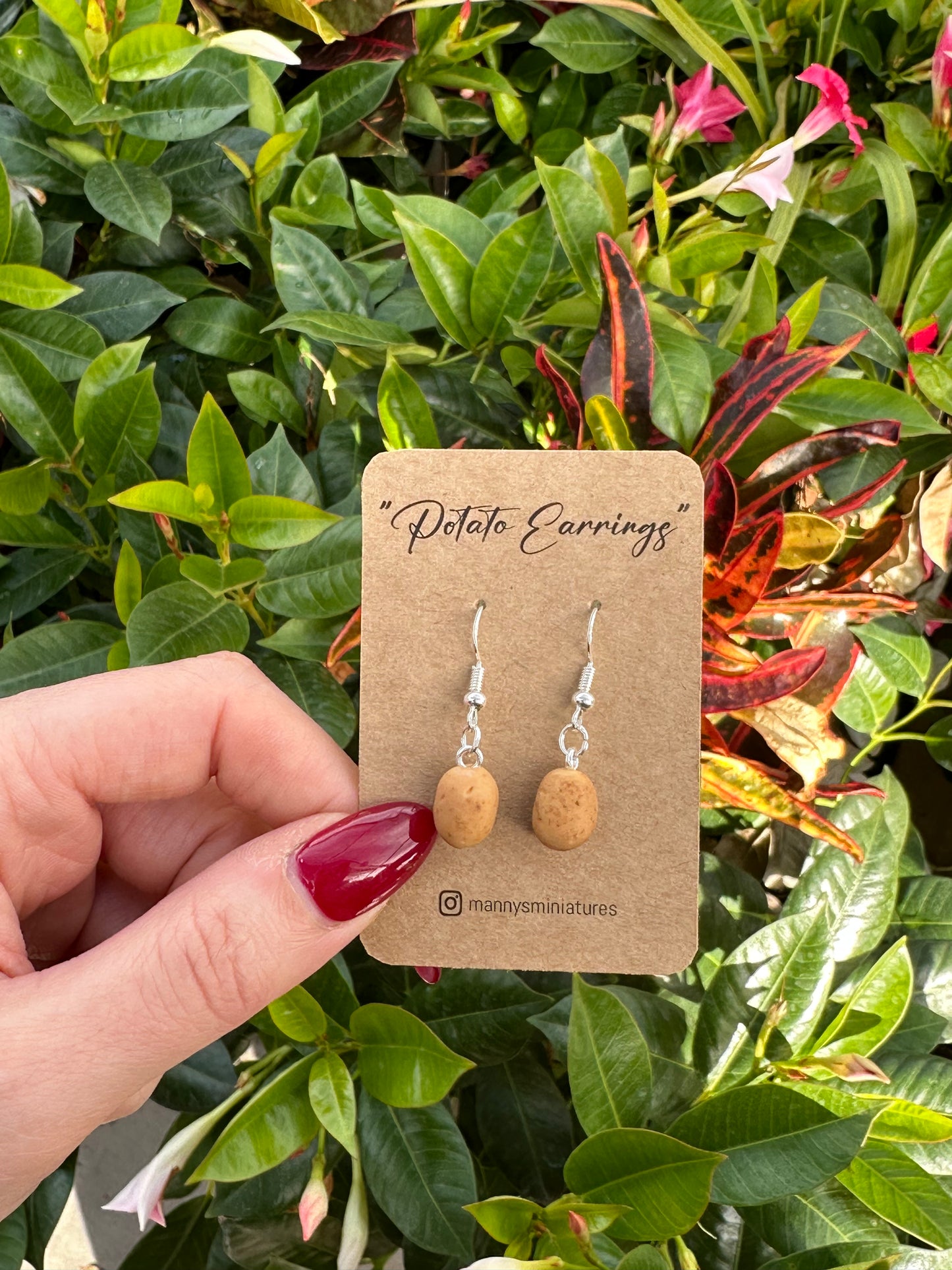 Potato Earrings