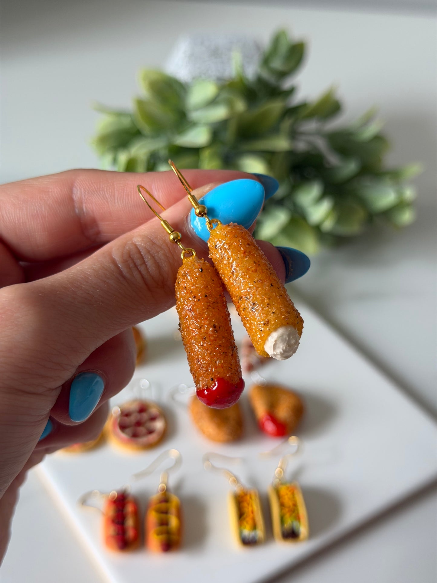 Mozzarella Sticks Earrings