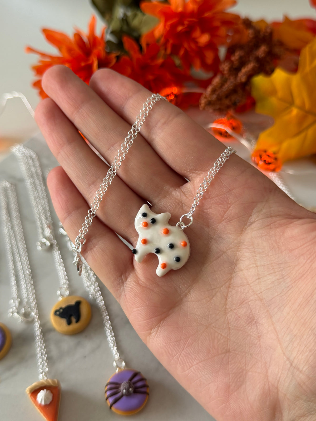Spooky animal cracker necklace