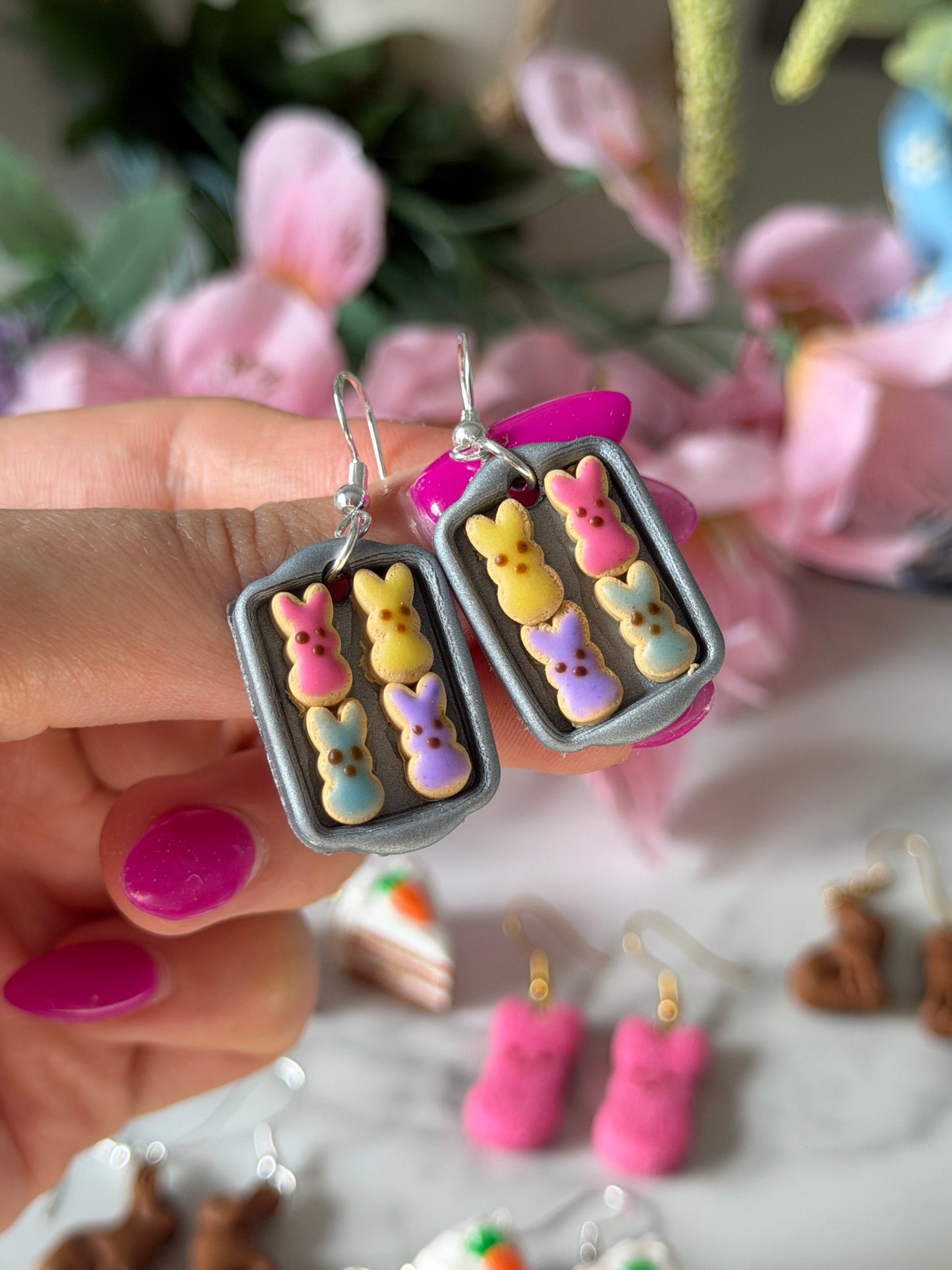 bunny cookies tray