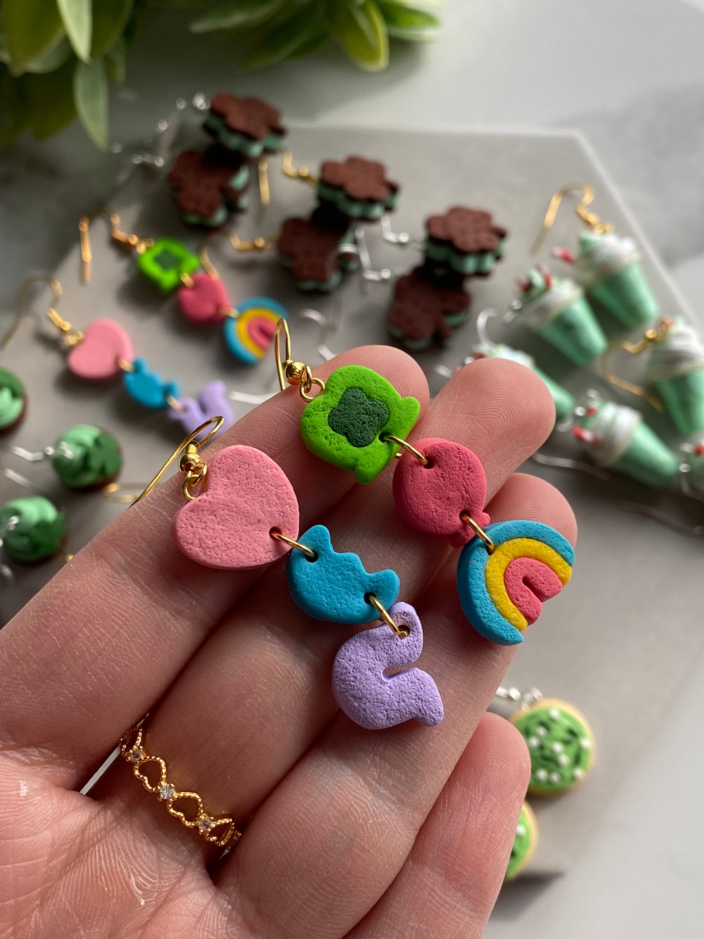 Lucky charms earrings
