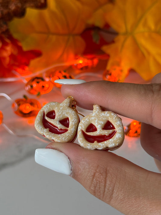Halloween Linzer Cookies