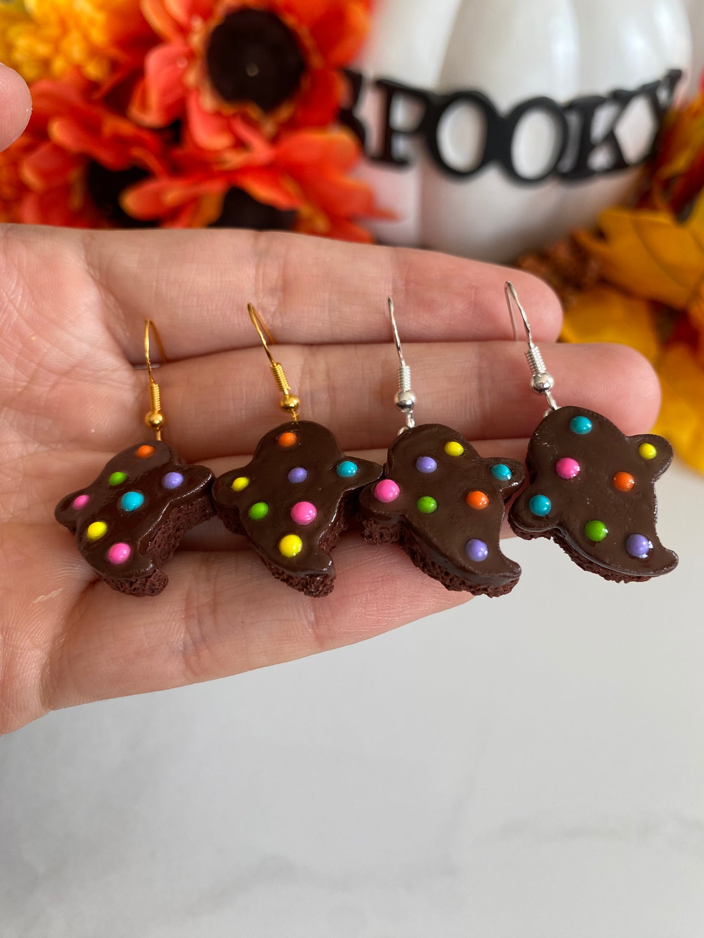 Ghost Cosmic Brownie earrings