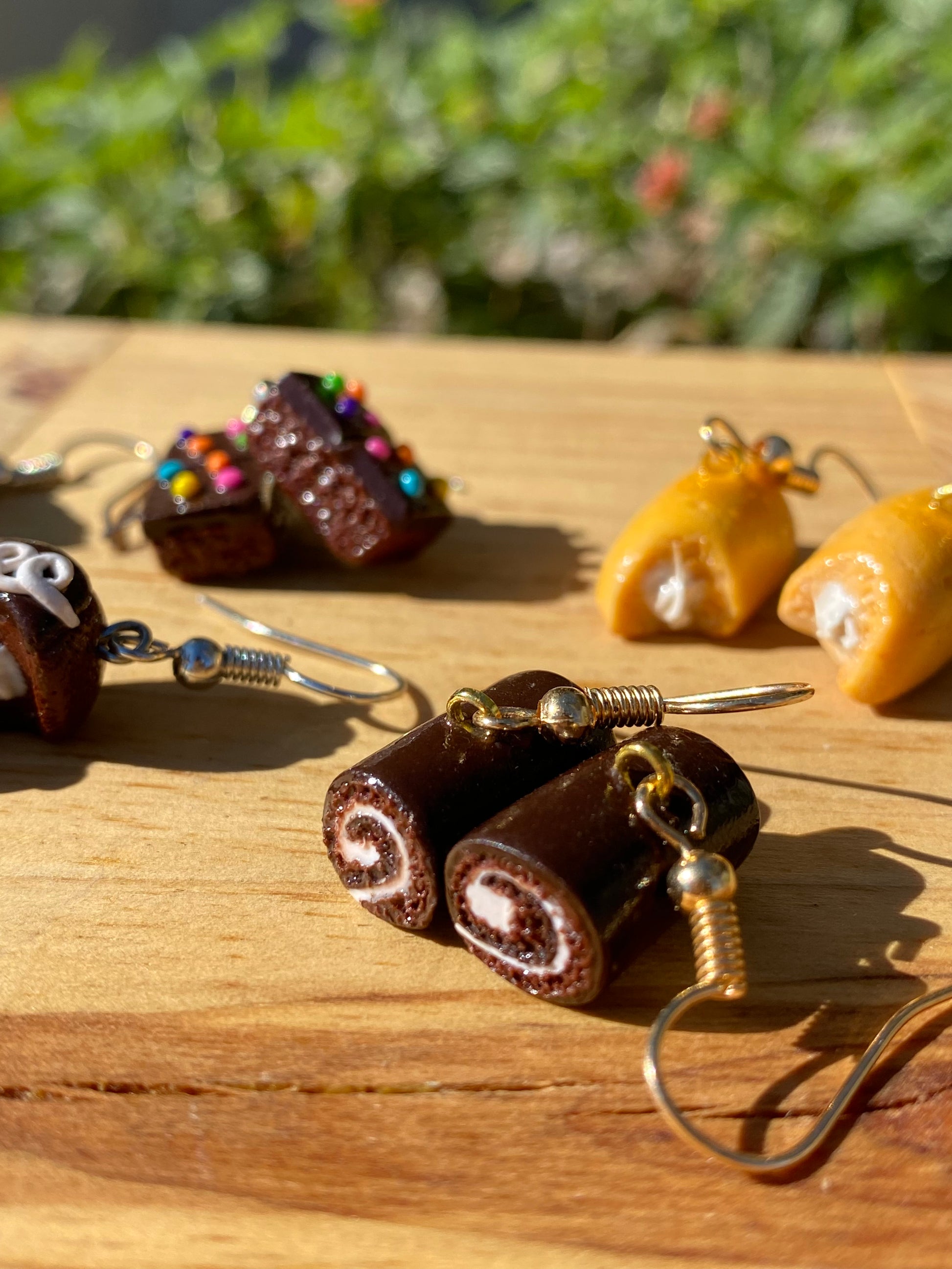 Cake Bracelets Miniature Food Kawaii Charms Clay Charms Food Jewelry Animal  Earrings 